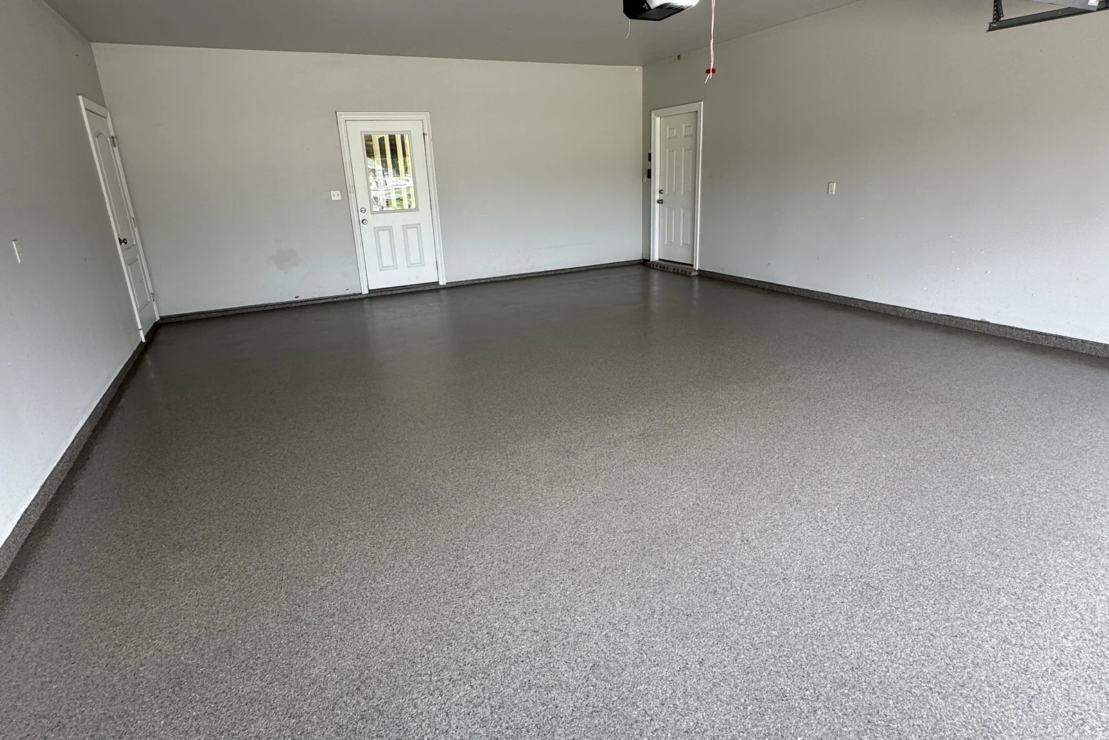 Floor after coating